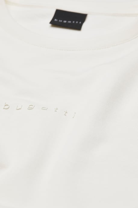 Bugatti Herren T-Shirt mit dezentem bugatti-Print - Image 5