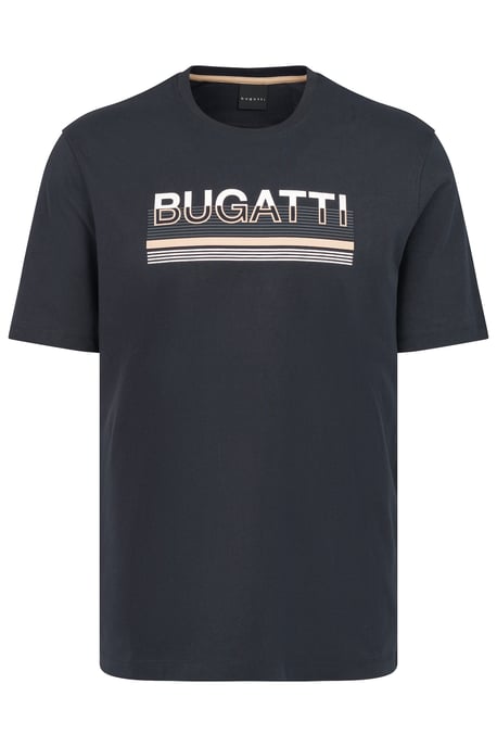 Bugatti Herren T-Shirt mit gummiertem Logo-Print - Image 3