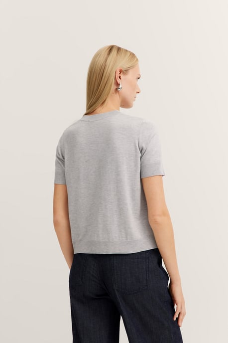 Bugatti Damen Strickpullover mit kurzen Ärmeln - Image 2