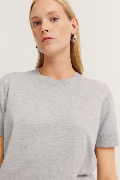 Bugatti Damen Strickpullover mit kurzen Ärmeln - Image 4