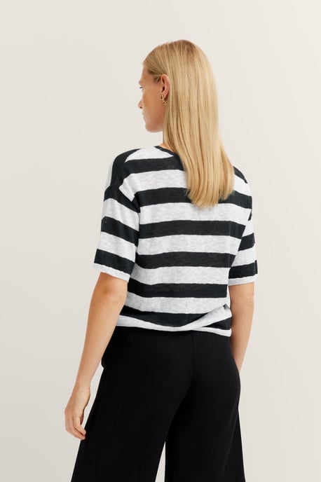 Bugatti Damen Sommerpullover aus leichtem Baumwolle-Leinen-Mix - Image 2
