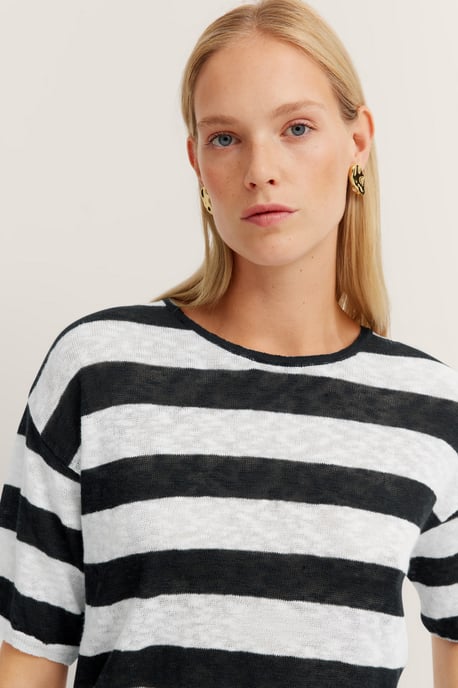 Bugatti Damen Sommerpullover aus leichtem Baumwolle-Leinen-Mix - Image 4