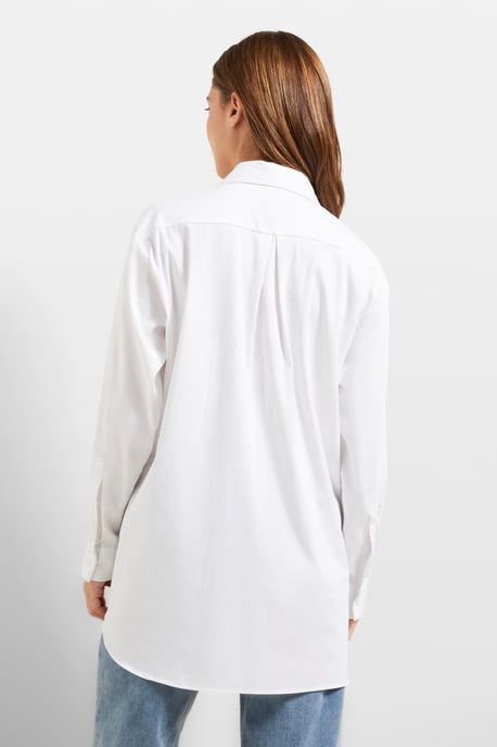 Bugatti Damen Bluse aus elastischer Baumwollware - Image 2