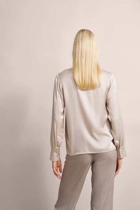 Bugatti Damen Schluppenbluse mit leichtem Glanz - Image 2