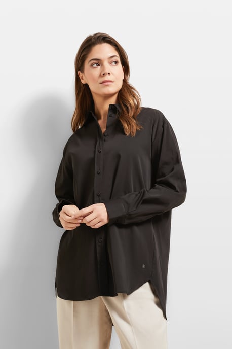 Bugatti Damen Bluse aus elastischer Baumwollware - Image 1