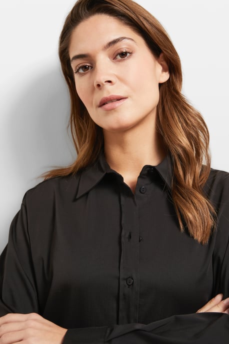 Bugatti Damen Bluse aus elastischer Baumwollware - Image 3