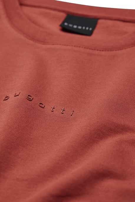 Bugatti Herren T-Shirt mit dezentem bugatti-Print - Image 5