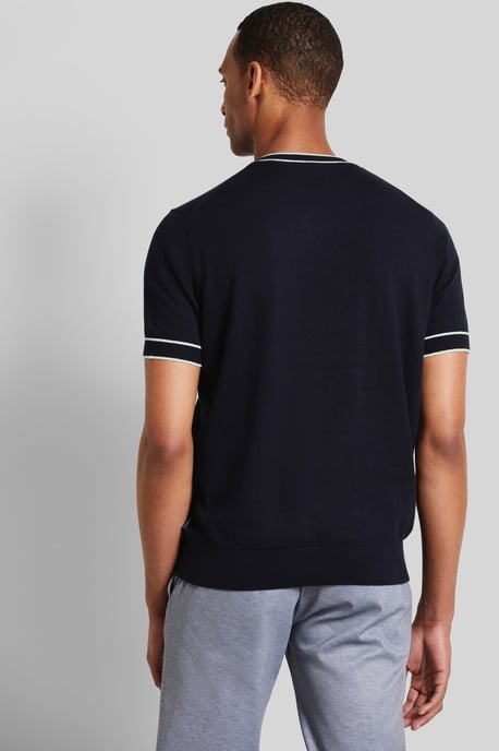 Bugatti Herren T-Shirt mit Kontraststreifen - Image 2