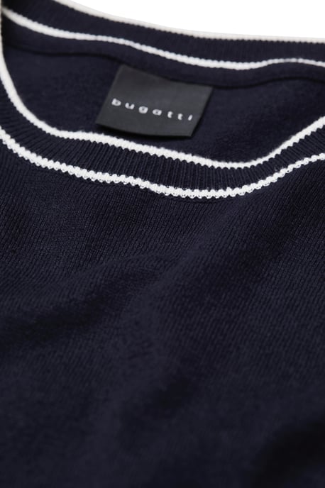 Bugatti Herren T-Shirt mit Kontraststreifen - Image 5