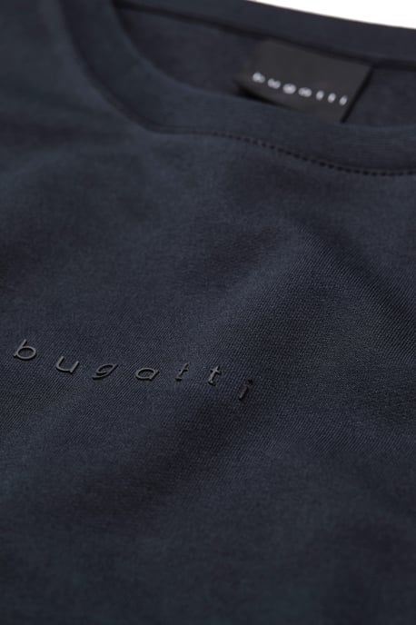Bugatti Herren T-Shirt mit dezentem bugatti-Print - Image 5