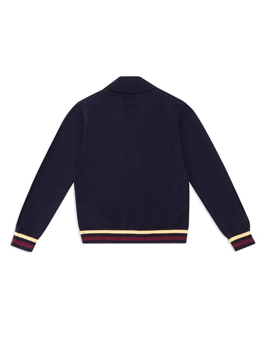 Strickjacke Kurz Crest - Image 4