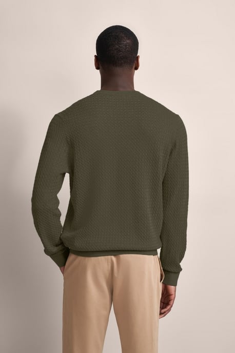 Bugatti Herren Pullover mit Geflechtstruktur - Image 2