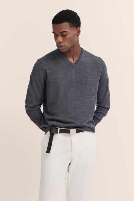 Bugatti Herren Pullover aus feiner Merinowolle - Image 1