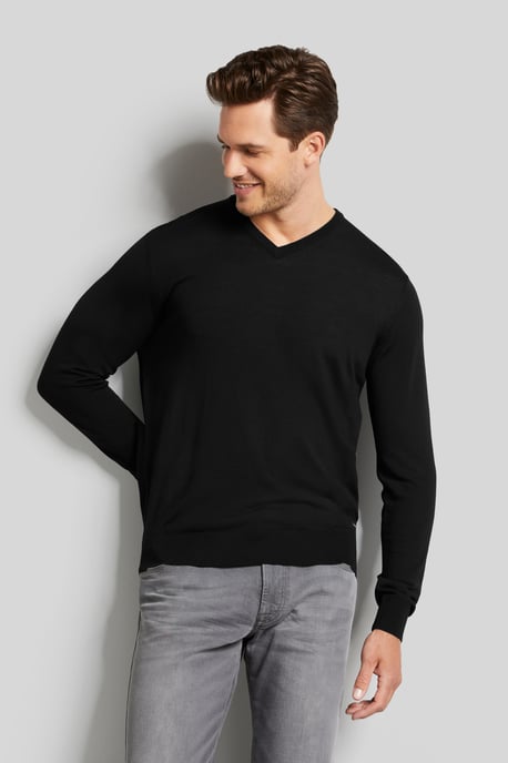 Bugatti Herren Pullover aus feiner Merinowolle - Image 1