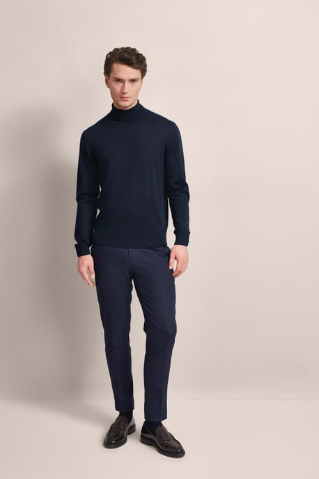Bugatti Herren Rollkragenpullover aus 100 % Merinowolle - Image 4