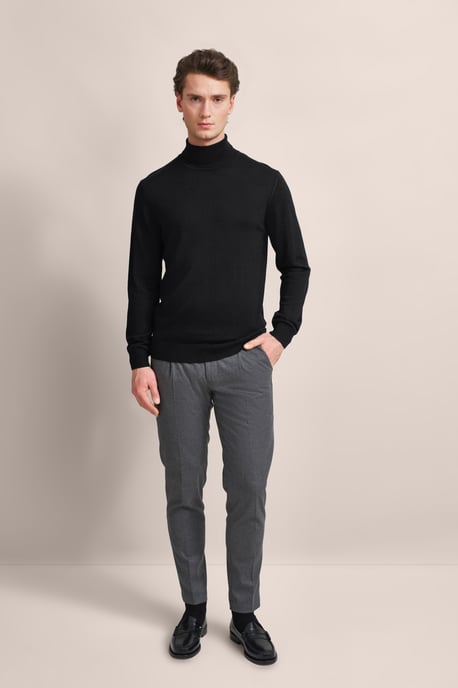 Bugatti Herren Rollkragenpullover aus 100 % Merinowolle - Image 4