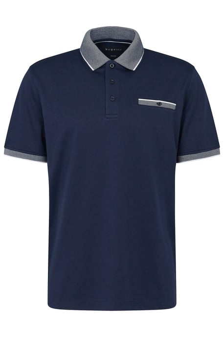 Bugatti Herren Polo mit dezenten Kontraststreifen - Image 3
