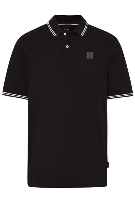 Bugatti Herren Polohemd mit Kontraststreifen - Image 1