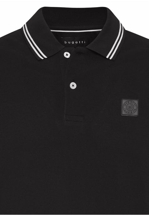 Bugatti Herren Polohemd mit Kontraststreifen - Image 2