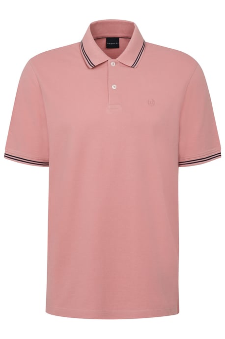 Bugatti Herren Polo mit Kontraststreifen und Bruststickerei - Image 3