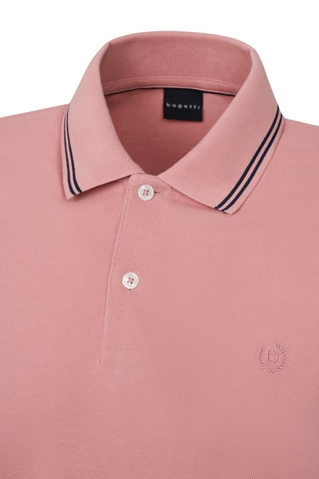Bugatti Herren Polo mit Kontraststreifen und Bruststickerei - Image 5