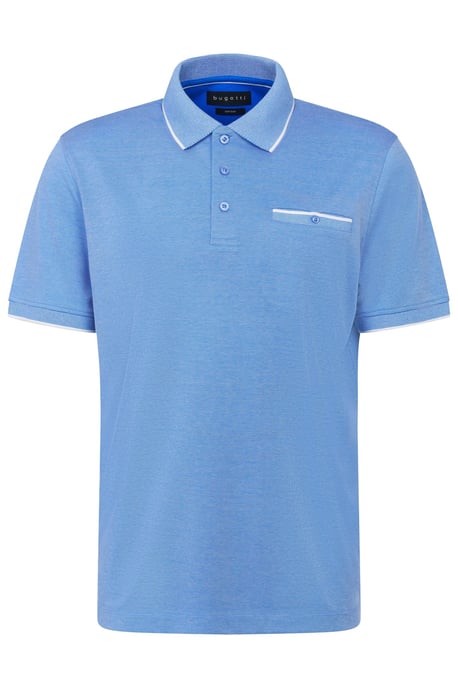 Bugatti Herren Polo mit dezenten Kontraststreifen - Image 3