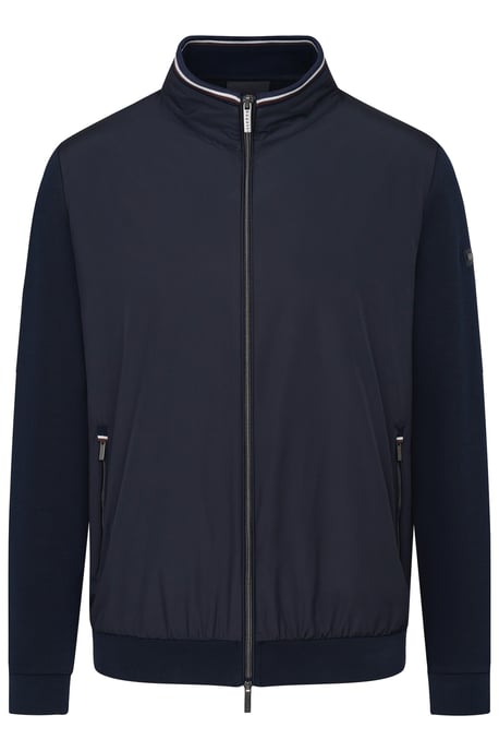 Bugatti Herren Sweatjacke mit Reißverschluss und Stehkragen - Image 3