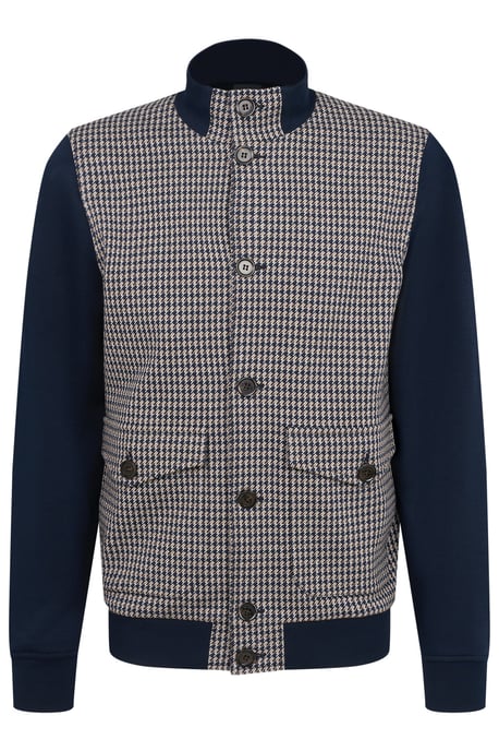 Bugatti Herren Sweatjacke mit Collegekragen - Image 3