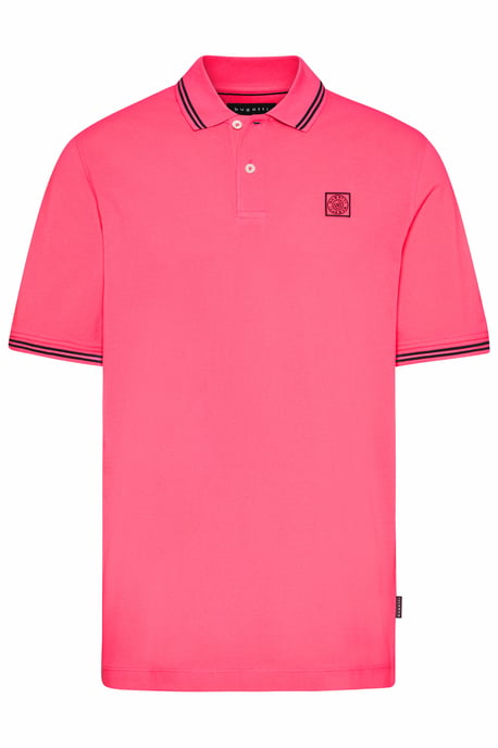 Bugatti Herren Polohemd mit Kontraststreifen - Image 3