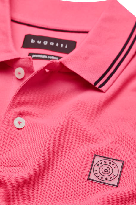 Bugatti Herren Polohemd mit Kontraststreifen - Image 5