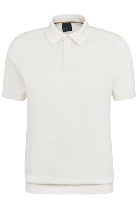 Bugatti Herren Strick-Polo kurzarm in feiner Strickstruktur - Image 3