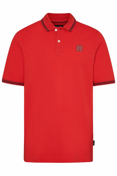 Bugatti Herren Polohemd mit Kontraststreifen - Image 3