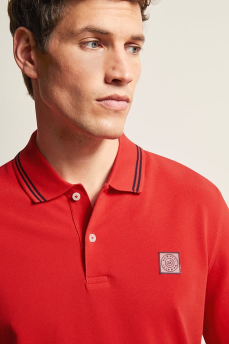 Bugatti Herren Polohemd mit Kontraststreifen - Image 4