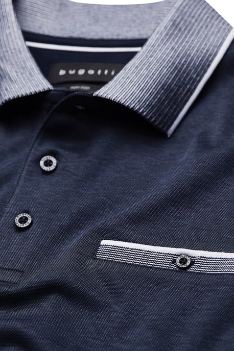 Bugatti Herren Polohemd mit Kontraststreifen - Image 5