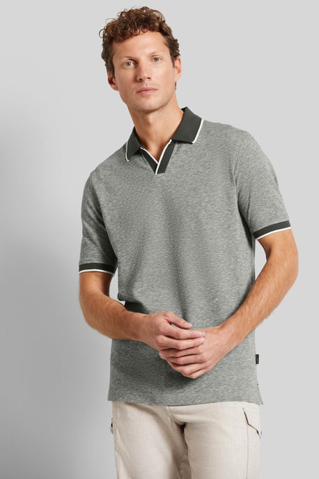 Bugatti Herren Polohemd mit Kontraststreifen - Image 1