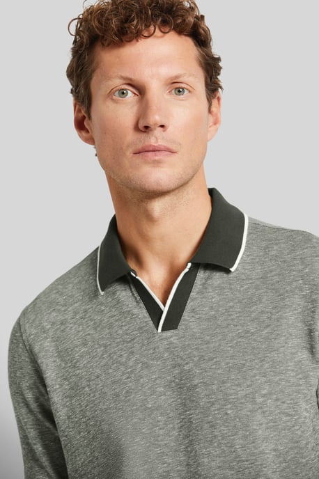 Bugatti Herren Polohemd mit Kontraststreifen - Image 4