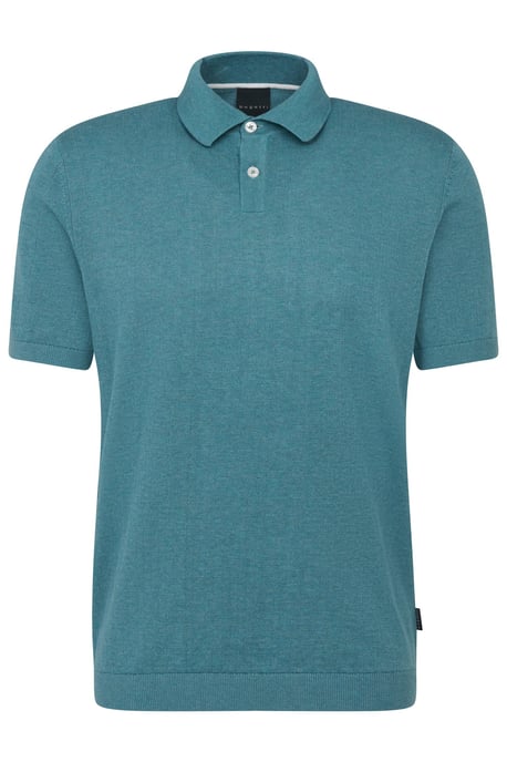 Bugatti Herren Strick-Polo kurzarm in feiner Strickstruktur - Image 3