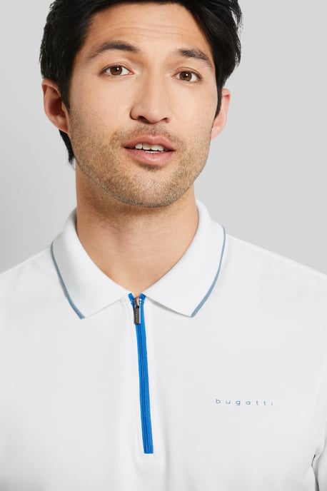 Bugatti Herren Polohemd mit Reißverschluss - Image 4