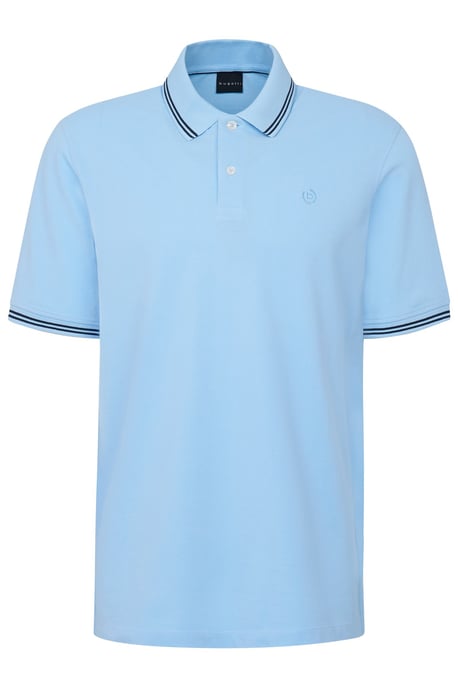 Bugatti Herren Polo mit Kontraststreifen und Bruststickerei - Image 3
