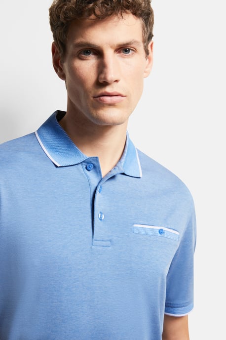 Bugatti Herren Polohemd mit Kontraststreifen - Image 4