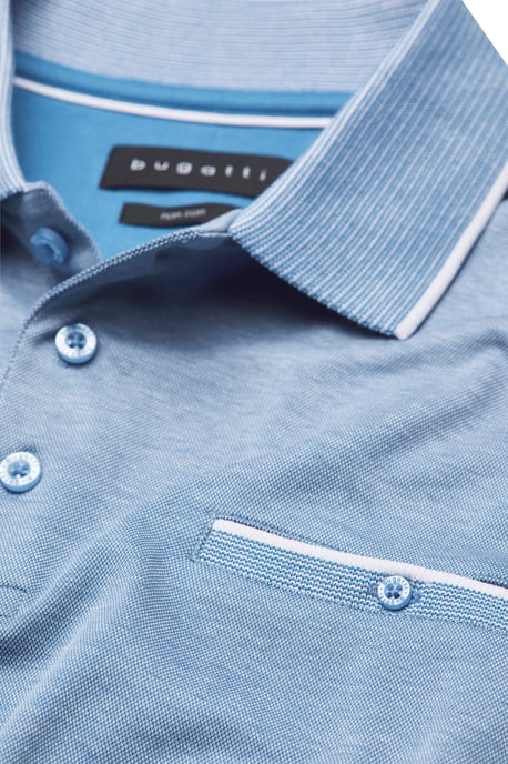 Bugatti Herren Polohemd mit Kontraststreifen - Image 5
