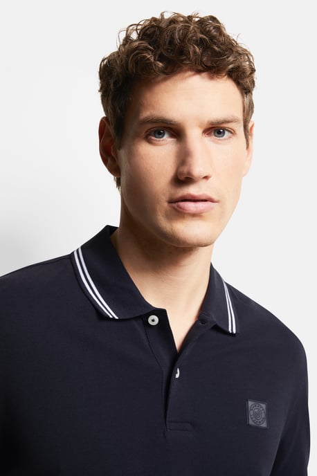 Bugatti Herren Polohemd mit Kontraststreifen - Image 4