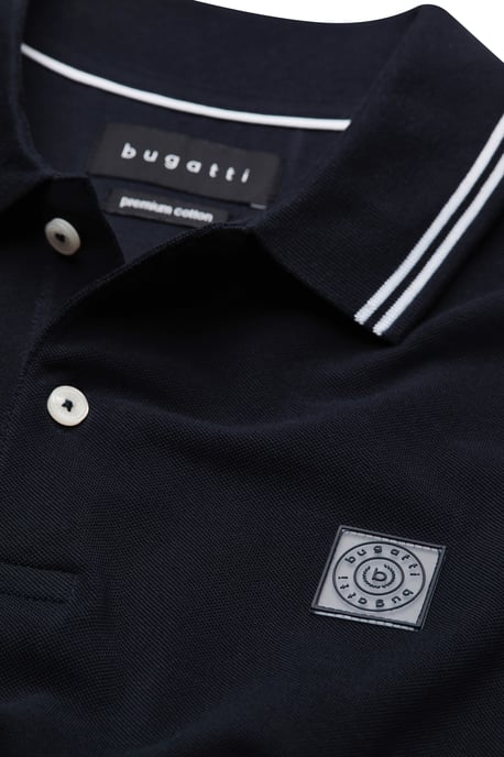 Bugatti Herren Polohemd mit Kontraststreifen - Image 5