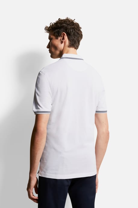 Bugatti Herren Polohemd mit Kontraststreifen - Image 2