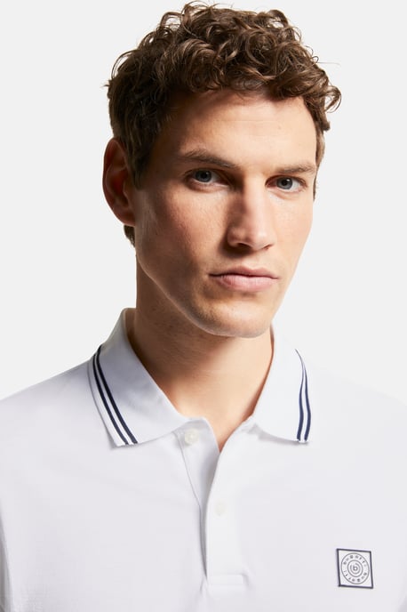 Bugatti Herren Polohemd mit Kontraststreifen - Image 4