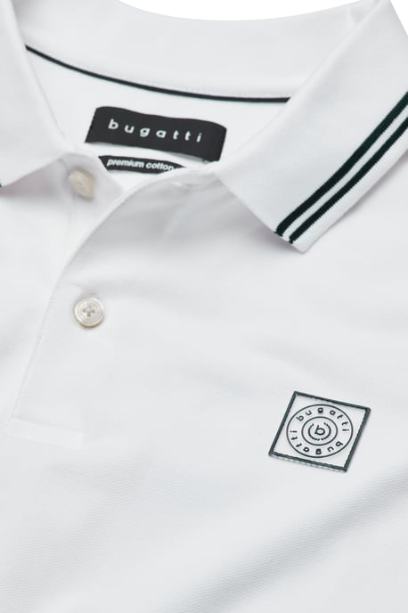 Bugatti Herren Polohemd mit Kontraststreifen - Image 5