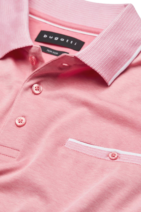 Bugatti Herren Polohemd mit Kontraststreifen - Image 5