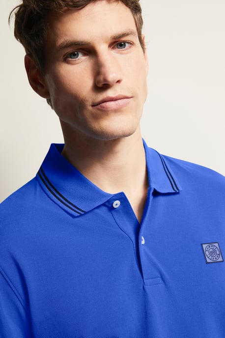 Bugatti Herren Polohemd mit Kontraststreifen - Image 4