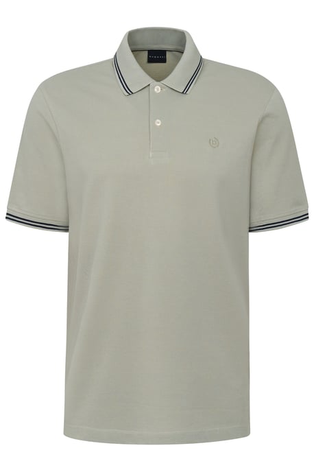 Bugatti Herren Polo mit Kontraststreifen und Bruststickerei - Image 3