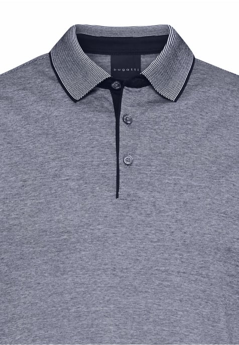 Bugatti Herren Polohemd in dezenter Streifenoptik - Image 2
